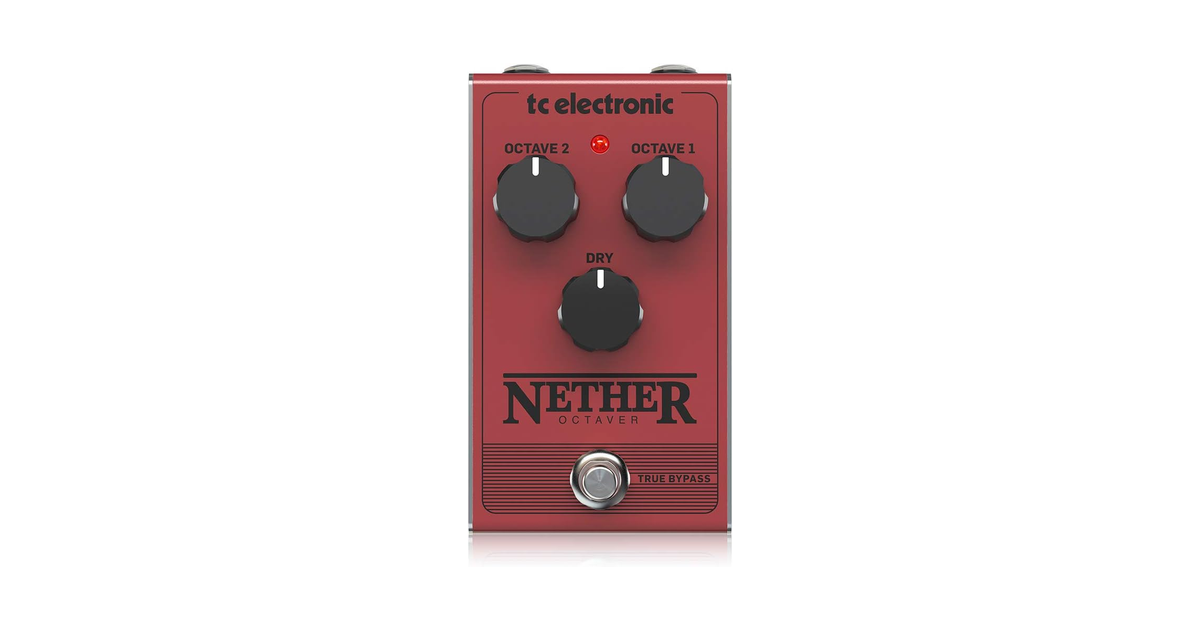 tc electronic アナログオクターバーペダル アナログ回路設計 トゥルーバイパス NETHER OCTAVER