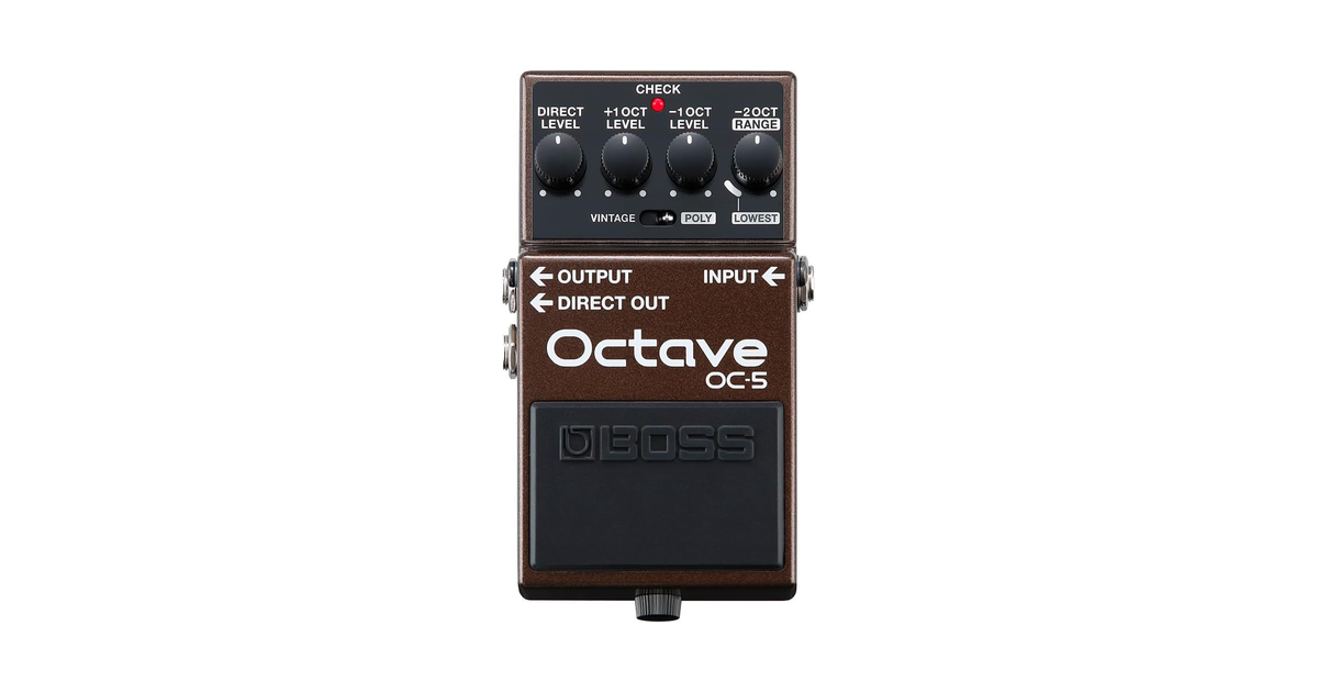 Boss OC-5 Polyphonic Guitar/Bass Octave Pedal