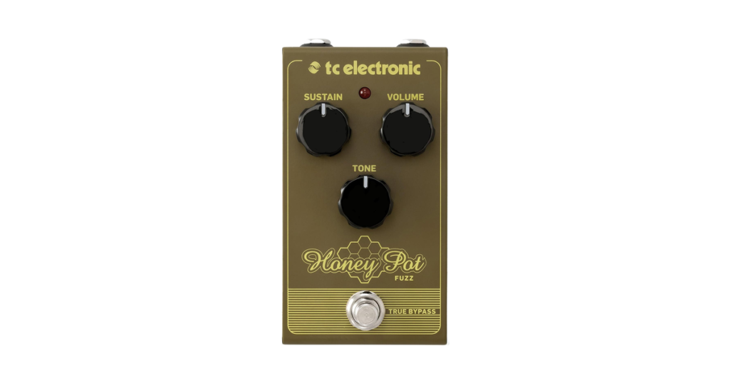 tc electronic アナログファズペダル 幅広いゲインレンジ アナログ回路設計 トゥルーバイパス HONEY POT FUZZ