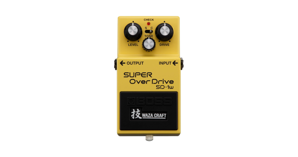 BOSS ボス SD-1W SUPER OVER DRIVE WAZA CRAFTシリーズ オーバードライブ コンパクトエフェクター 技クラフト SD1W