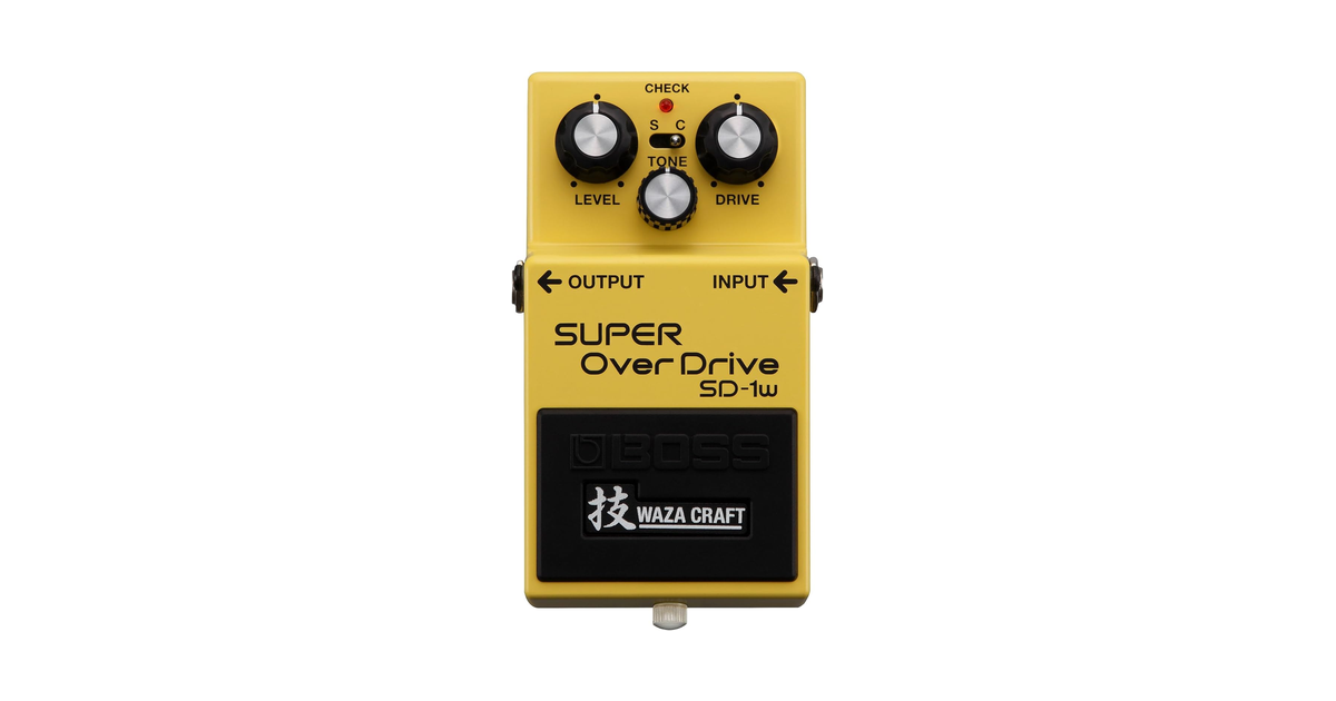 BOSS ボス SD-1W SUPER OVER DRIVE WAZA CRAFTシリーズ オーバードライブ コンパクトエフェクター 技クラフト SD1W