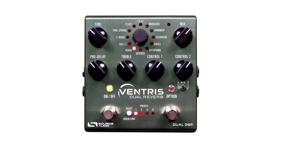 Source Audio SA262 VENTRIS DUAL REVERB リバーブ ギターエフェクター