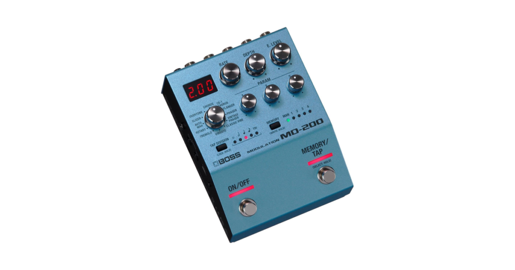 BOSS ボス モジュレーション MD-200 Modulation 12種のモジュレーションエフェクト エフェクター ペダル コンパクトサイズ設計 ギター