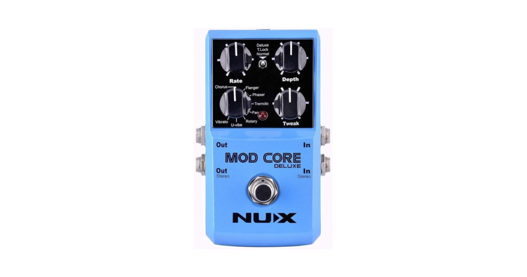 NUX MOD Core DELUXEコーラス／フランジャー／フェイザー／ロータリーギターエフェクター8モジュレーションエフェクトプリセットトーンロック