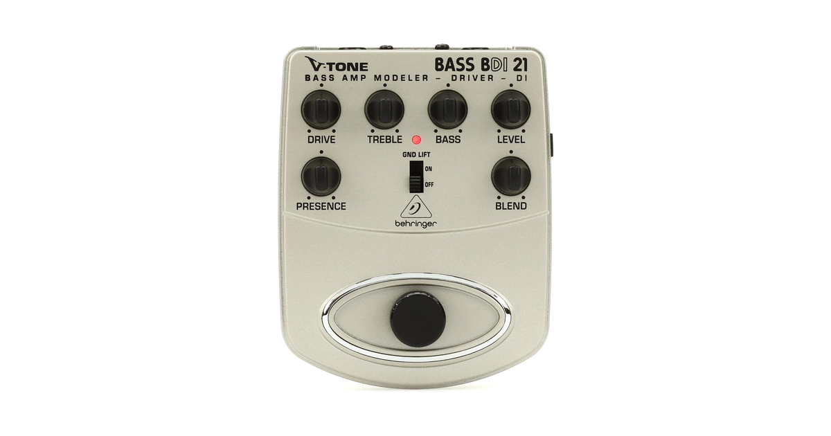 ベリンガー ベースエフェクター プリアンプ ダイレクトボックス V-TONE BASS DRIVER DI BDI21