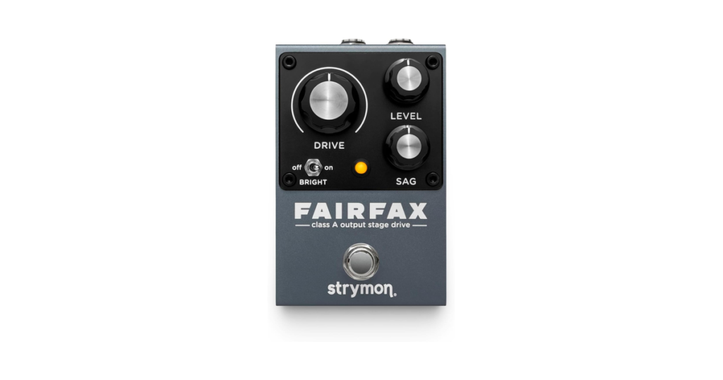 Strymon Fairfaxオーバードライブギターペダル、ビンテージトーンアナログミニアンプエフェクト、ペダルボード、キーボード、シンセ用