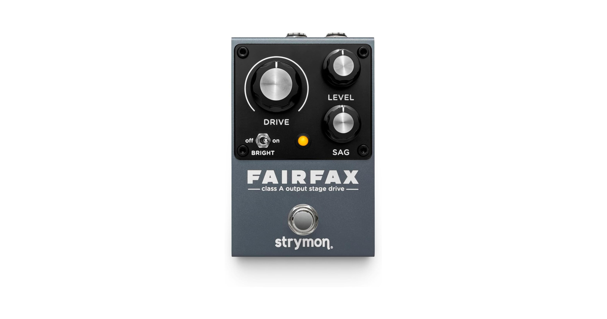 Strymon Fairfaxオーバードライブギターペダル、ビンテージトーンアナログミニアンプエフェクト、ペダルボード、キーボード、シンセ用