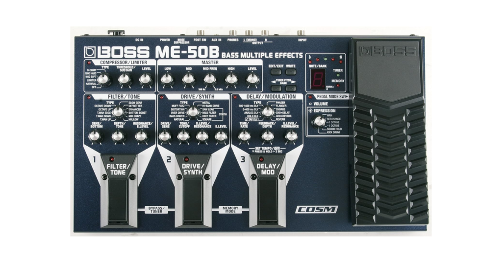 BOSS Bass Multiple Effects ベース用マルチ・エフェクター ME-50B